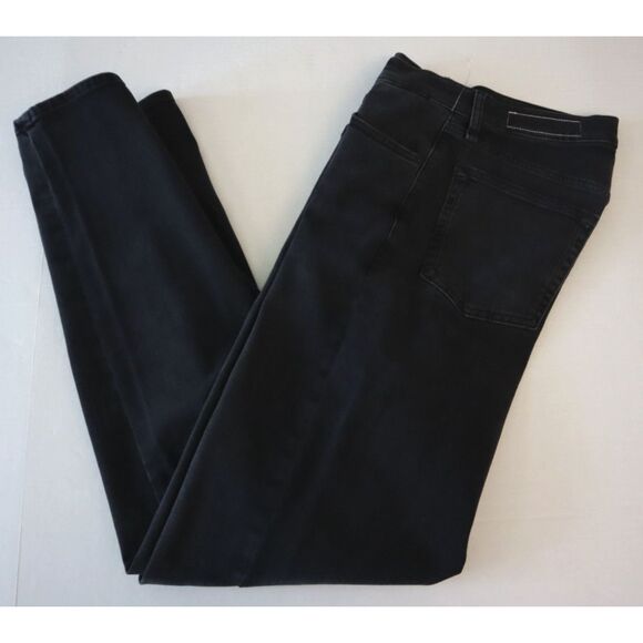 Rag & Bone Women Sz 26 Washed Black The Shannon Relaxed Straight Leg Jeans - Picture 13 of 13